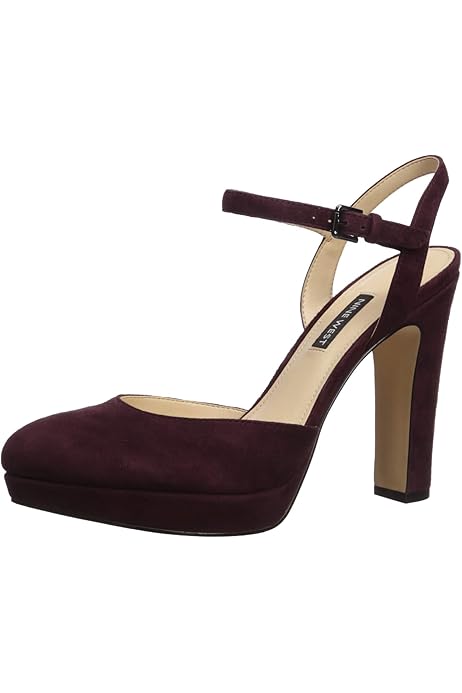nine west black platform pumps