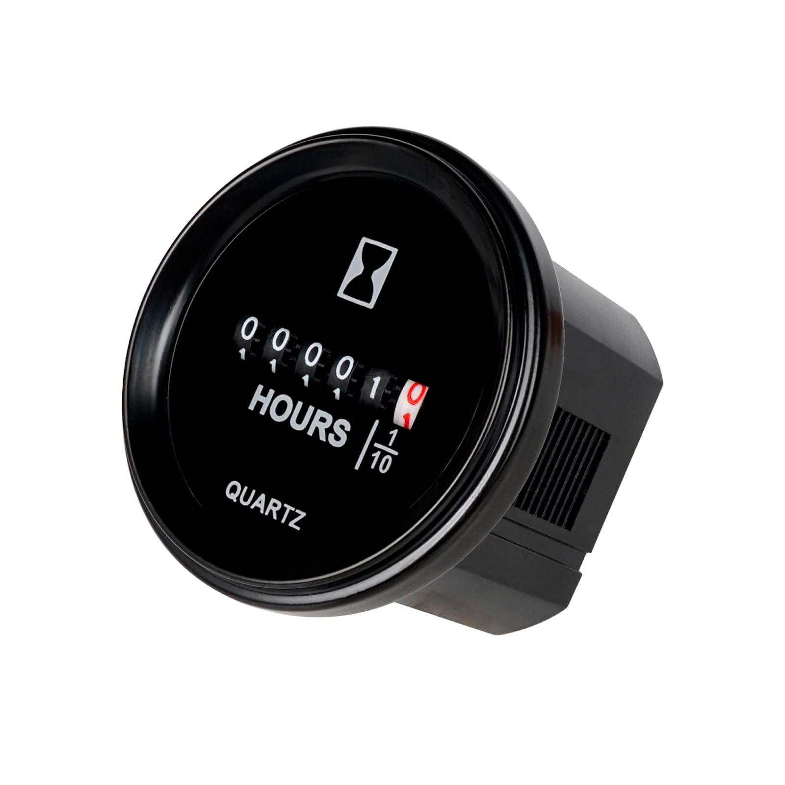 HonorMeet Mechanical Hour Meter,AC110V to 250V,Hours Log for Maintenance,Waterproof Design for Zero Turn Lawn Mower Tractor Compressor Boat Marine Jetski Outboards Snowmobile.(AC110V-250V)