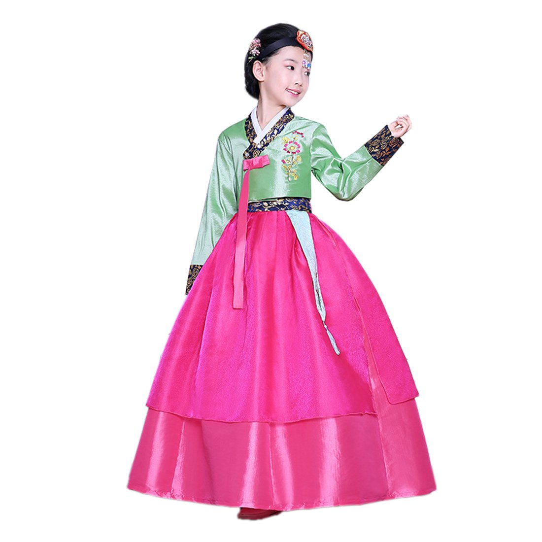 Buy Ezsofei Women's/Girls Korean Traditional Formal Hanbok Dress