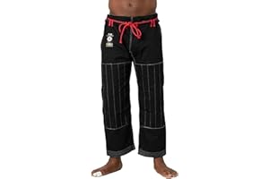 Ronin BJJ Pants for Adults – Cotton Martial Arts Pants with 6-Loop Cord Drawstring