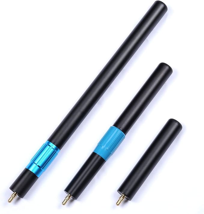 GrandCues Telescopic Butt End Snooker Cue/Pool Cue Extension, Quick