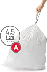 simplehuman CW0160 Code A Custom Fit Bin Liners White Pack of 30 view 2