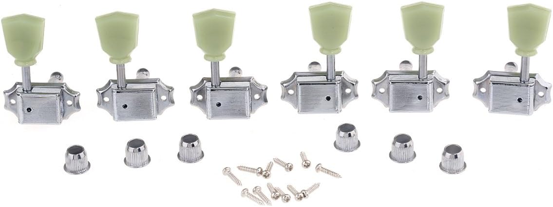 Musiclily Pro 3L3R Vintage Guitar Tuners Tuning Keys Pegs Machine Heads Set for Les Paul SG Style Electric Acoustic Folk Guitar