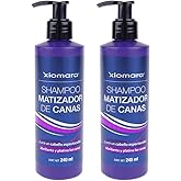 Xiomara Shampoo Matizador/Gray Toning Shampoo Abrillanta Platina Canas, 2-Pack of 8.11 Fl Oz each