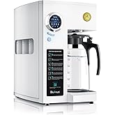 Bluevua RO100ROPOT-UV Reverse Osmosis System Countertop Water Filter - 6 Stage Purification with UV and Remineralization, Counter RO Filtration, Portable Water Purifier