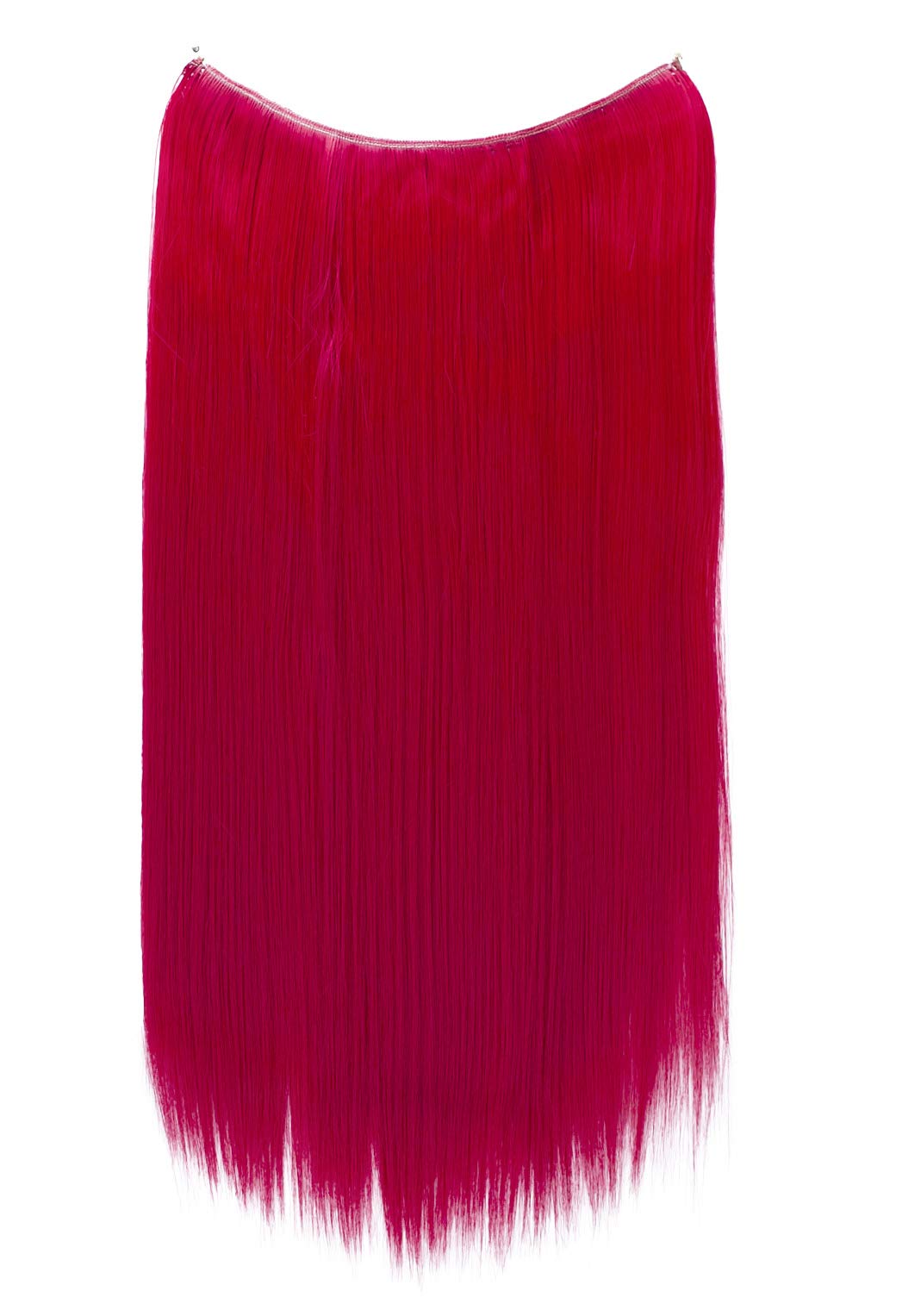 CAISHA 20" 1 Weft Extension With Elastic Band Hair Extensions Hairpiece Straight Red E109