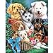 TOCARE Dog Diamond Painting Kits for Adults, Dog Buddy Diamond Art Kits for Adults 16x20Inch, Full Drill Diamond Painting Kits Puppy Animal