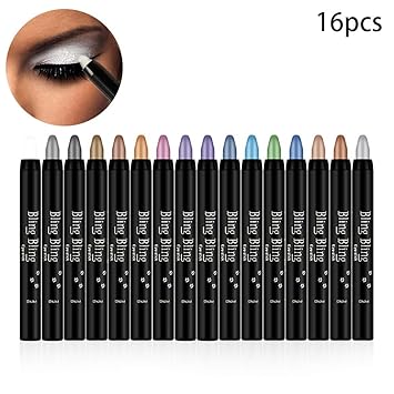 Beito 16 Farben Rotation Lidschatten Stick Schimmer Lidschatten Stift Schönheit Highlighter Lidschattenstift Kosmetik Profess