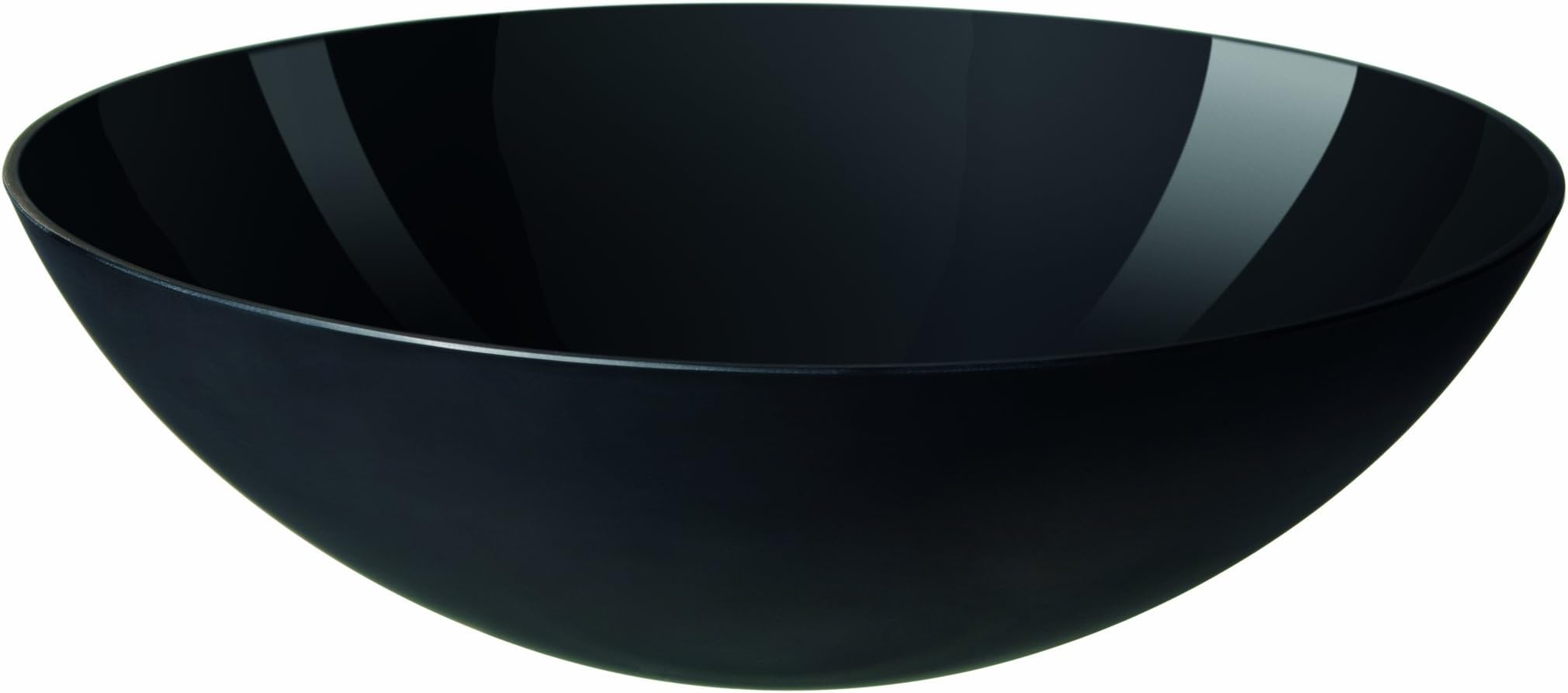 Krenit Melamine Salad Bowl, Black