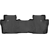 SMARTLINER Custom Fit Floor Mats 2nd Row Liner for 2016-2022 Honda Pilot