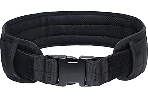 Azarxis Men Tactical Belt Heavy Duty Utility Belt MOLLE Military Equipment System Set Adjustable with Quick-Release Buckle
