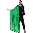 DUPATTA FASHION Chiffon Dupatta/Scarf Lightweight Soft Sheer Long Head Wrap Solid All Season Head Scarf Breathable