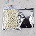 200 Pcs Clear Foil Flat Zipper Lock Mini Bag Self Seal Heat Sealed Pouch for Zip Food Storage Lock Bag with Tear Notches 3x3.9 inch (Usable Size 2.6x2.6 inch)