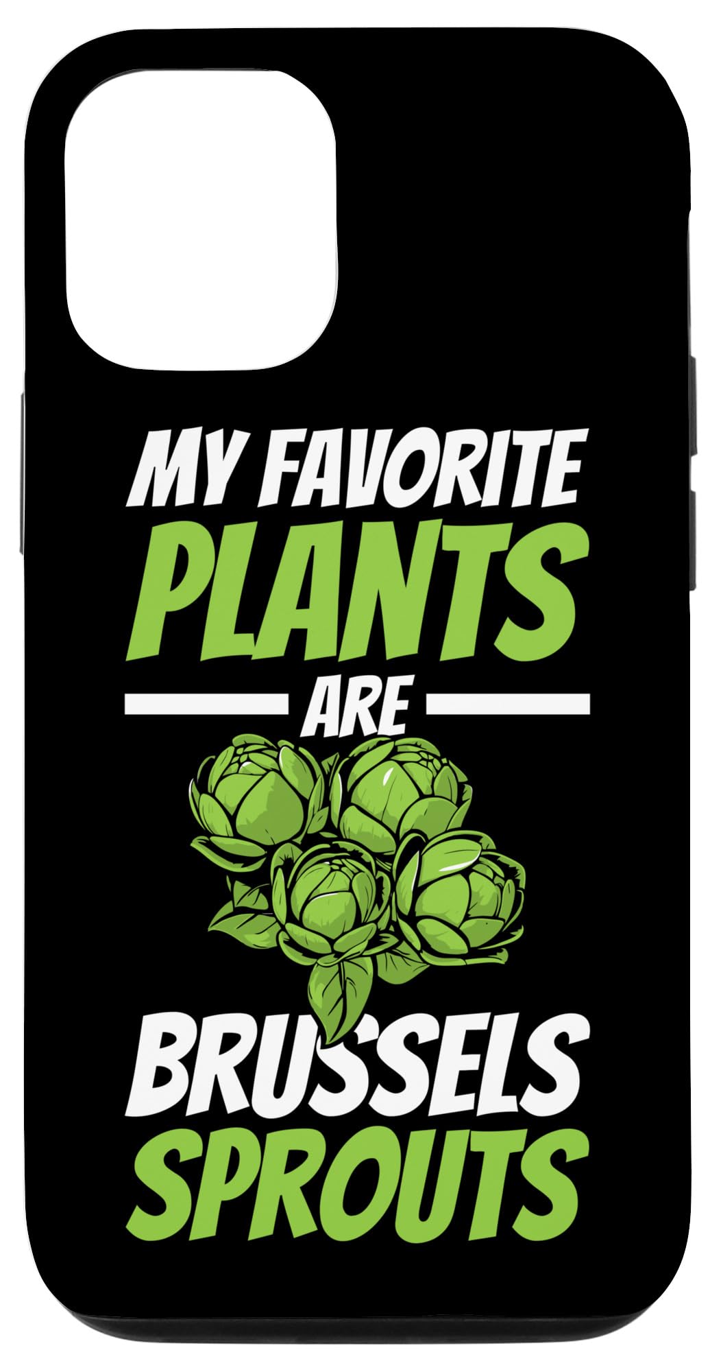 iPhone 14 Pro Funny Sprouts Apparel Vegan Brussels Sprouts Veganism Case