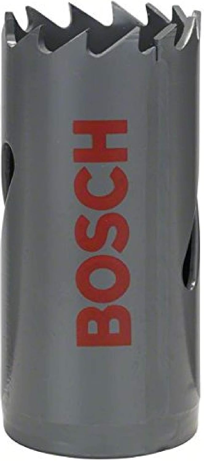 Bosch Professional 1x Hole Saw HSS Bi-metal for standard adapter (for various materials diameter 25 mm, Accessory Rotary Drill)