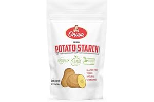 Onuva's Potato Starch,(12oz -340g),Unmodified,Natural Potato Starch,Gluten Free & Non GMO,Resistant Starch,No Preservatives or Artificial Ingredients,Thickener for Soups Stews,Gravies & Sauces