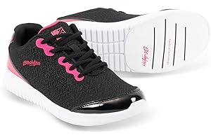 KR Strikeforce The Glitz Black/Magenta Women's Right or Left Handed Bowling Shoe