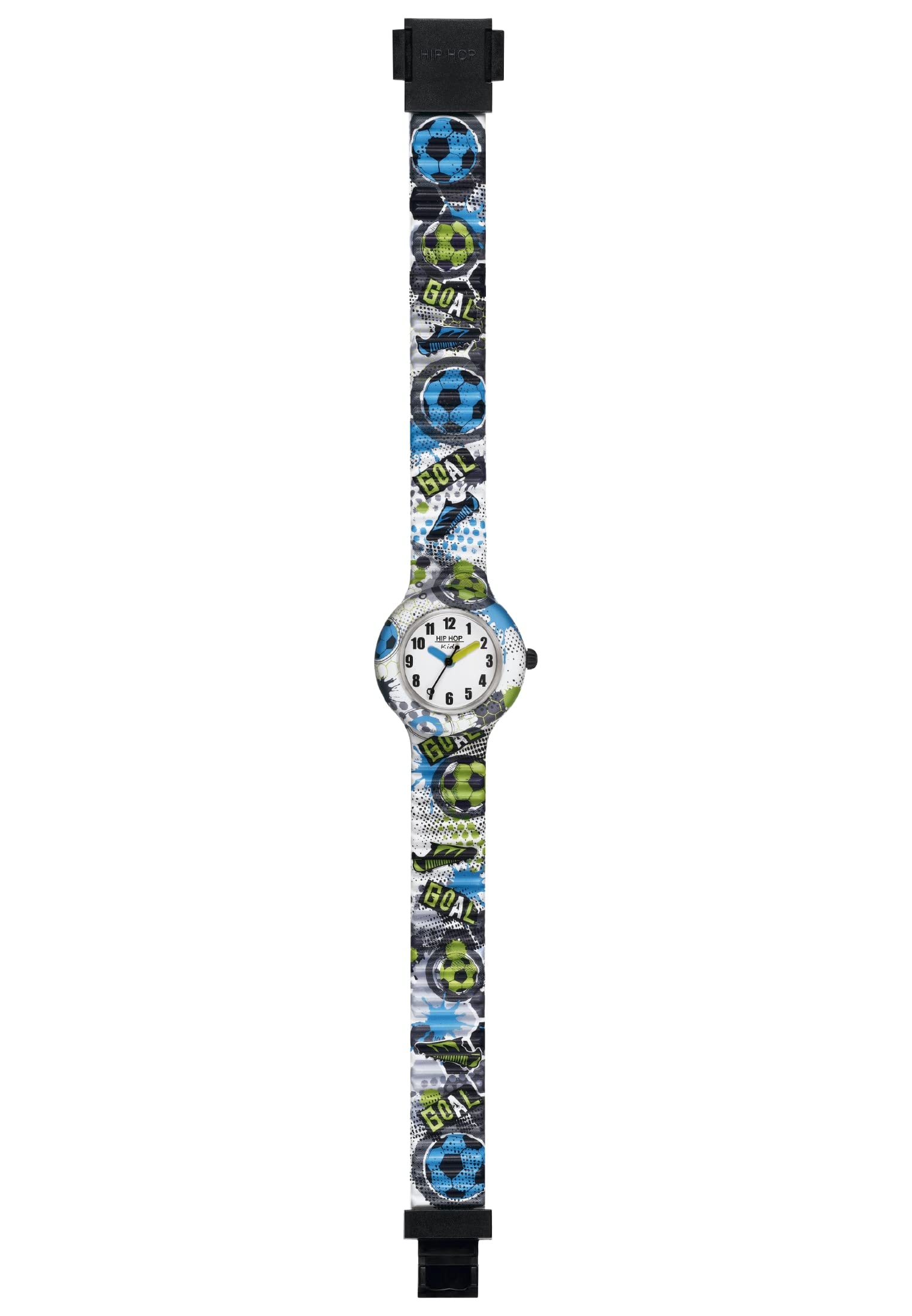 Hip Hop, Kids' Watch Kids Fun Collection, Watch for Kids with Bracelet in Stamped Silicon, 28 mm Case, Miyota 7T35 Quartz Movement, Kids' Watch to Learn to Read Time with Joy