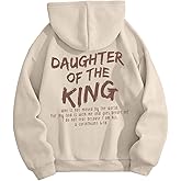 SweatyRocks Women's Slogan Graphic Sweatshirts Pocketed Long Sleeve Hoodie Pullover Tops