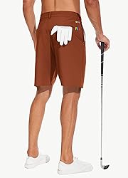 JWM Mens 7" Stretch Golf Shorts - Lightweight