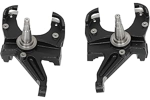 labwork 2.5 inch Front Drop Spindles Lowering Kit with 1.25 inch Rotor Replacement for Chevy C10 2WD 1973-1987 M0117K12-1 M01