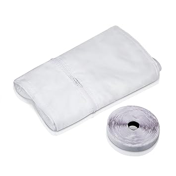 Rhodesy Fensterabdichtung Für Mobile Klimageräte und Abluft-Wäschetrockner, Passend zu Jedem Klimagerät und Allen Schlauchgrö