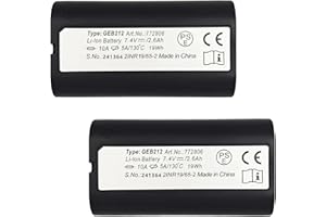 Comadsvey GEB212 7.4V, 2600mAh Replacement Rechargeable Li-ion Battery Pack Compatible with Leica Swiss Style TPS1200 GPS900 