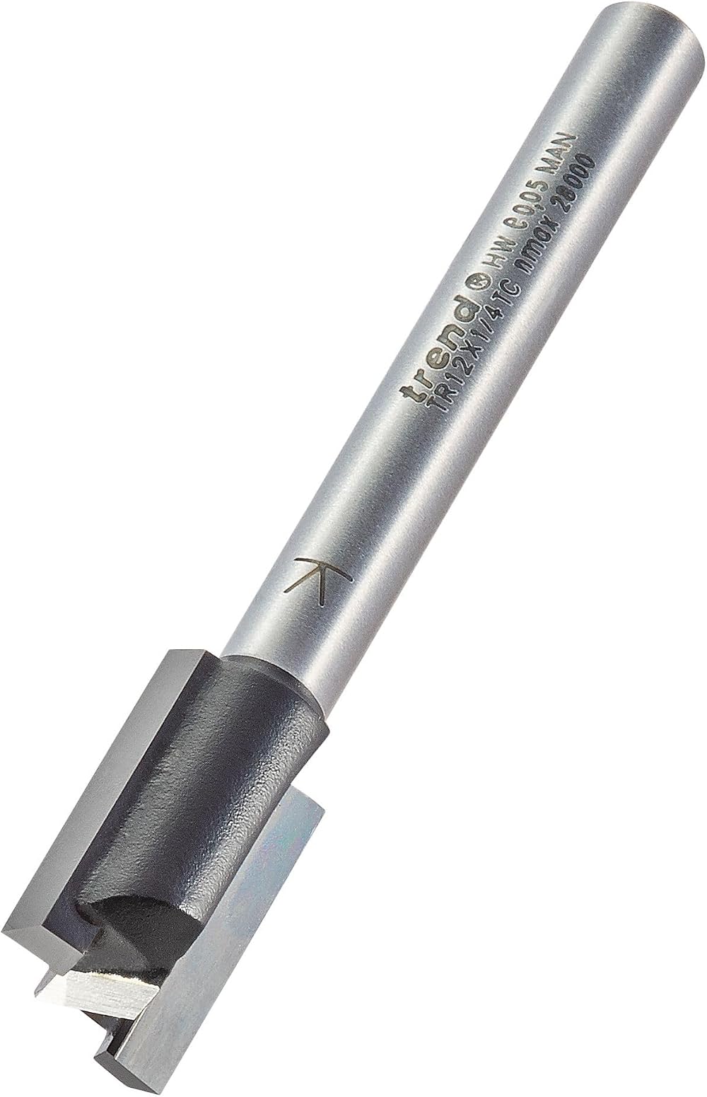 Trend Trend Trade Straight Two Flute Router Cutter 1/4 Inch Shank 12mm