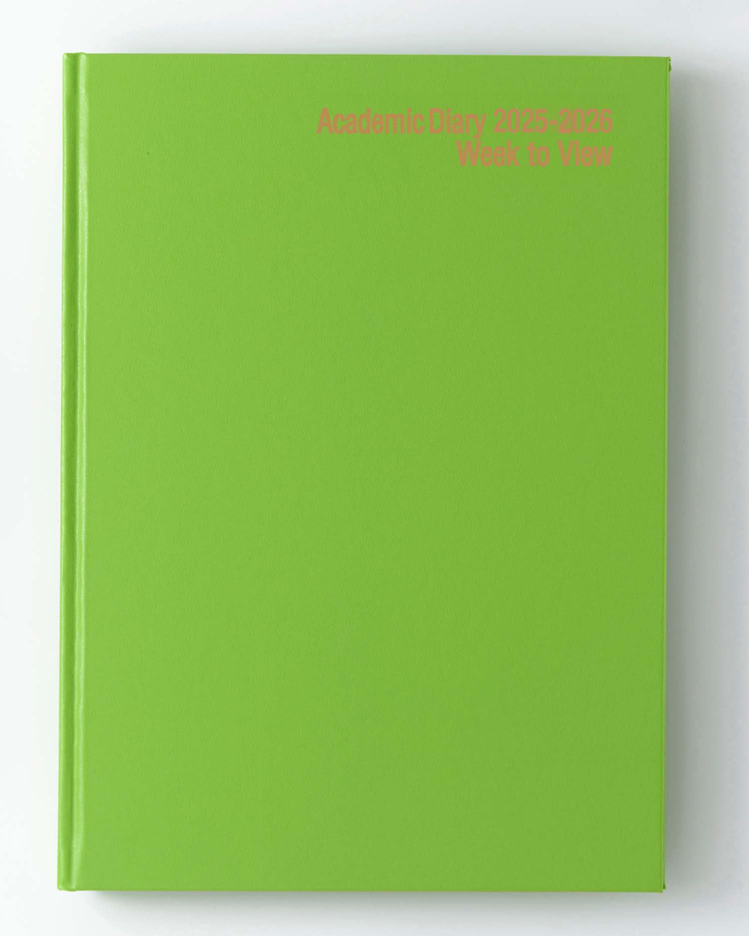 IMPRINT 2026-2027 A4 Academic Diary – Mid-Year Week-to-View Planner for Students & Teachers – Case Bound Organiser with Timetable, Term Dates & Notes Pages (Lime Green)