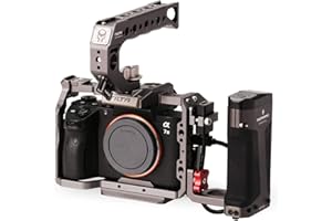Tiltaing a7/a9 Series Kit B - Tilta Gray - Compatible with Sony a7, a7 II, a7 III, a7S, a7S II, a7R, a7R II, a7R III, and a9 Cameras.