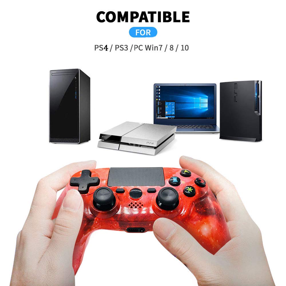 PS4 Controller Wireless Gamepad for Sony Playstation 4 Dual Shock 4 Sixaxis Remote Joystick with TouchPad and LED Bar