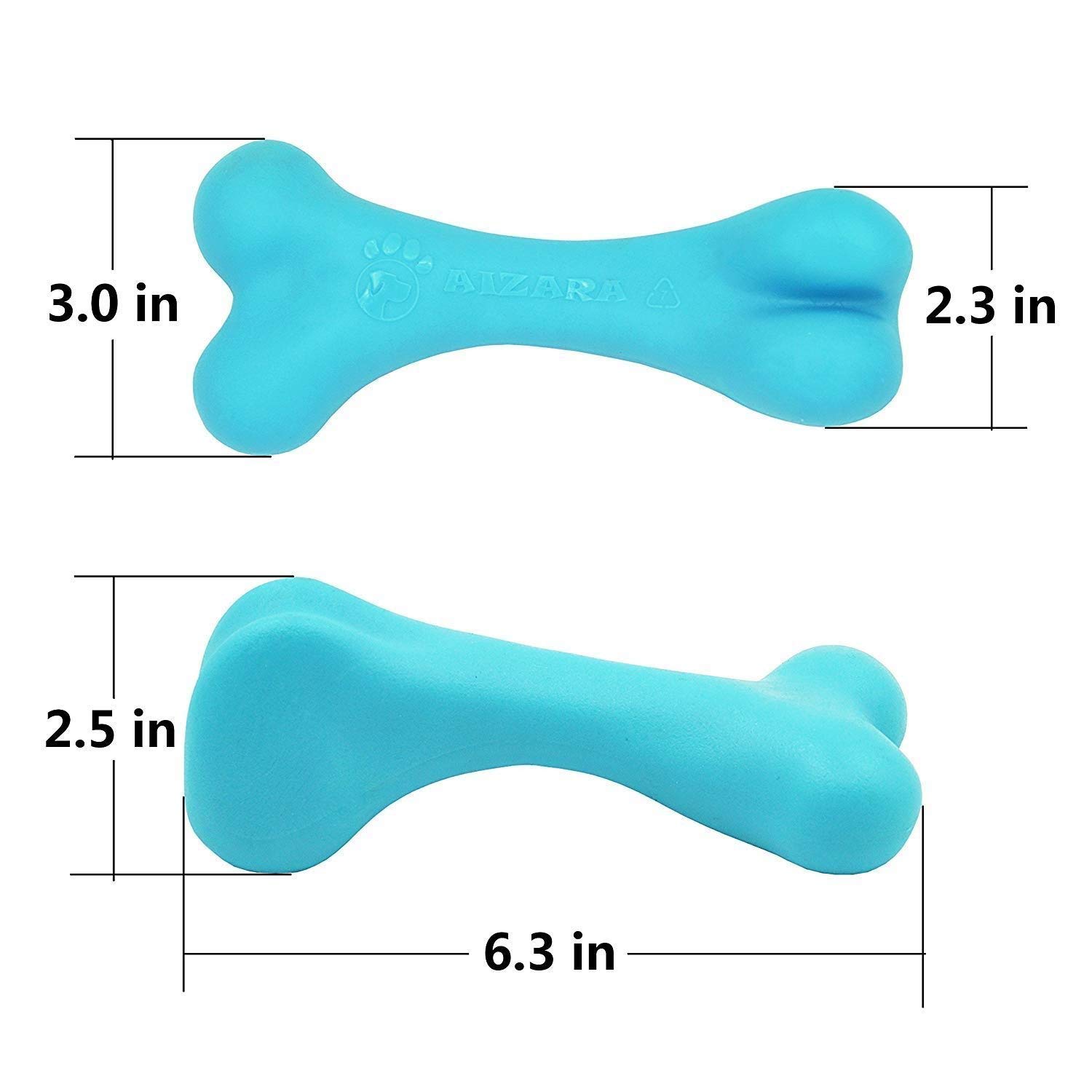 Aizara Dog Chew Toys for Aggressive Chewers, Tough Indestructible Dog Toys for Large Dogs, Durable Nylon Puppy Bone Toys for Training Keeping Pets Fit