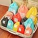 BINGONE Nylon 4-in-1 Drawstring Bags / Ditty Bag / Cord Bag Home Storage Travel Use 4 Different Size,Red1