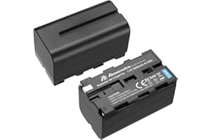 Powerextra 2 Pack Replace for Sony NP-F750 Battery for Sony NP-F730, NP-F750, NP-F760, NP-F770 Battery and Sony CCD-TRV215 CCD-TR917 CCD-TR315 HDR-FX1000 HDR-FX7 HVR-V1U HVR-Z7U HVR-Z5U Camcorder