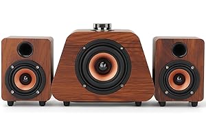 Senmeki Computer Speakers, Mini PC Speaker with subwoofer,2.1 USB Powered Desktop Speakers, RCA Input PC Speakers for Desktop