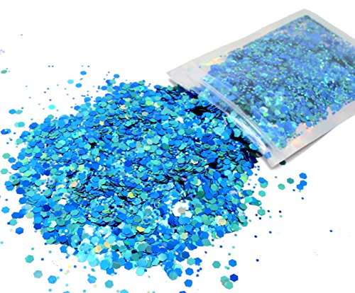 10 Grams ✮ Aqua Blue Cosmetic Glitter ✮ Festival Rave Beauty Makeup Face Body Nail ✮