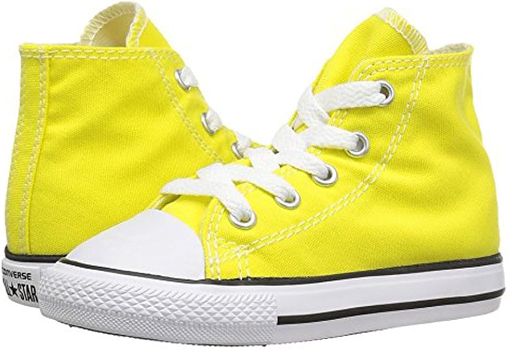 Converse Kids Chuck Taylor All Star Hi Infant/Toddler Fresh Yellow Kids Shoes Shoes