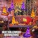 Joinart Halloween String Lights Halloween Decorations 6pcs Witch Hats 30ft 8 Modes Light String for Indoor Outdoor Decorations Halloween Light Décor for Tree Patio Garden Yard Party Décor Home Décor
