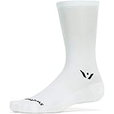 Swiftwick- ASPIRE Crew Cycling Socks, Firm Compression Fit, Moisture Wicking