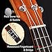 Electric Acoustic Ukulele Soild Spruce 23 Inch Concert Ukelele Uke Hawaii Guitar