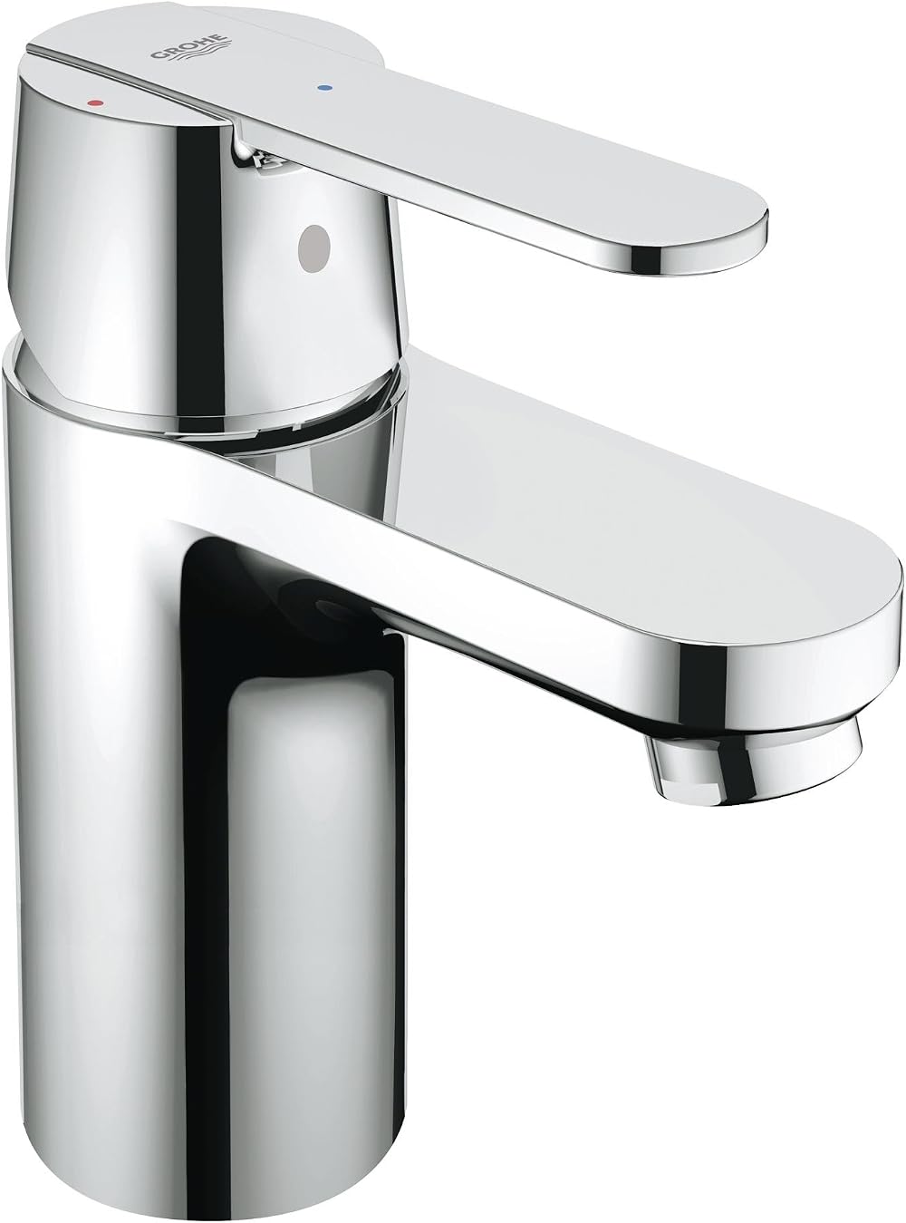 GROHE Get Single Basin Mixer S-Size Chrome Metal Lever Water Energy Saving Push