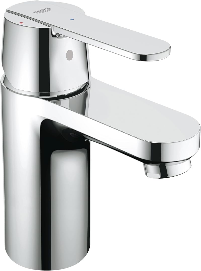 GROHE Get Single Basin Mixer S-Size Chrome Metal Lever Water Energy Saving Push