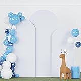 FANPROMS Wedding Arch Cover Set of 3 White 6FT