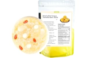 dried mushrooms 5.29oz/150g,Dried White Fungus,White Fungus,tremella mushroom,Vegetarian, It can be used with red dates, medl