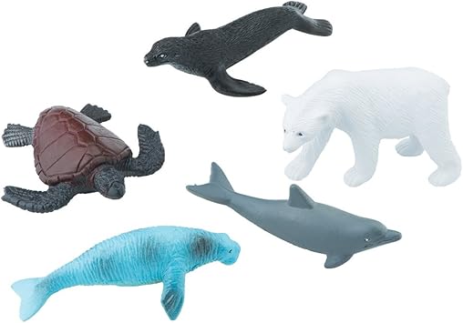 plastic arctic animal figures