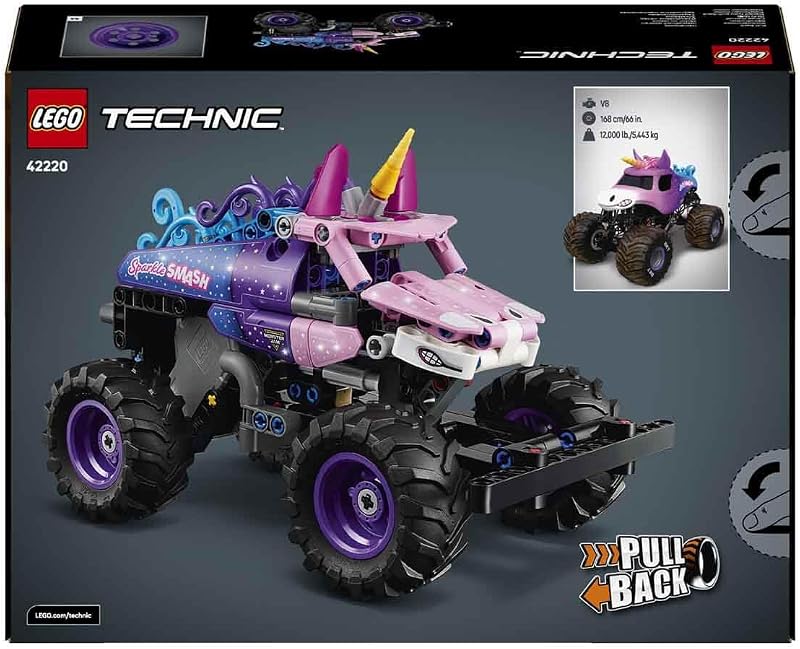 Technic Monster Jam Sparkle Smash à rétrofriction 42220