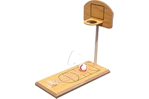 Desktop Basketball Game for Kids Wooden Parent-Child Basketball Table Game Decompression Funny Portable Tabletop for 3+ Years