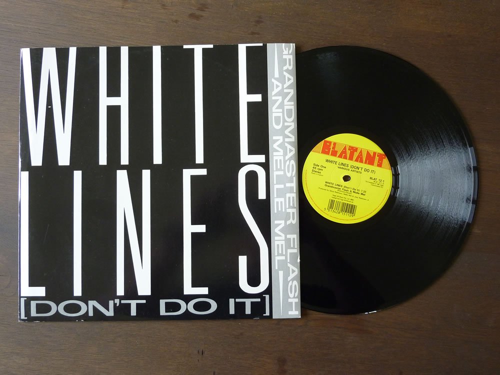 - White lines (UK, 1987, 7:28min, & Melle Mel) / Vinyl Maxi Single