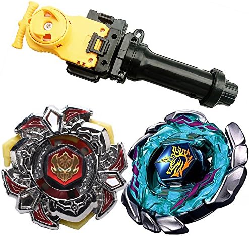 Variariis D:D，Light Lavhcher Manipulator，4d System BB-114 Gyro + Blitz Unicorno 100RSF BB-117 Things That Vanishes In A Flash Of Unicorn Gyro + Yellow Power String Laucher + Grip, Complete Set