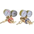 thumbnail image 2 of YaeTek Oxygen Acetylene Regulators Set - Dual Gauge Welding Regulators CGA540 CGA200 2 of 10